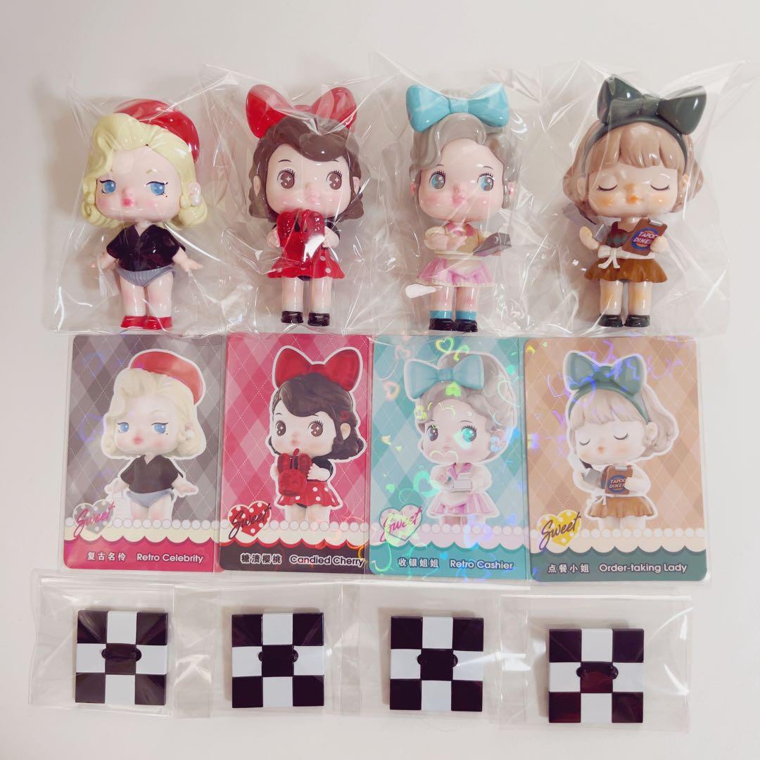 POPMART TAPOO Retro Diner シリーズ 4体セット タプー