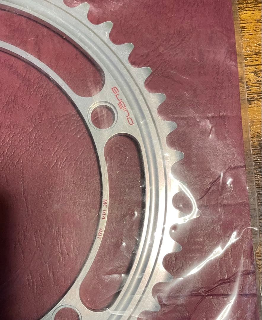 SUGINO MC144 48T チェーンリング シルバー未使用品