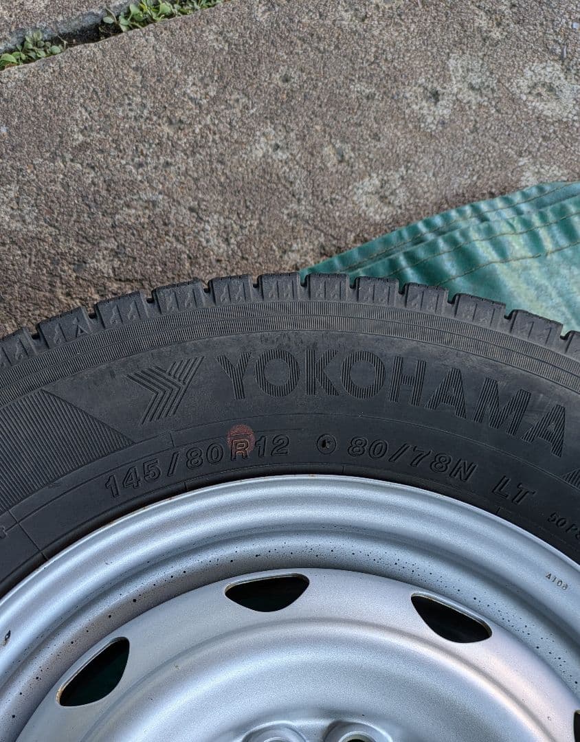 12インチ　ヨコハマ アイスガード　タイヤ・スチールホイール 4本セット