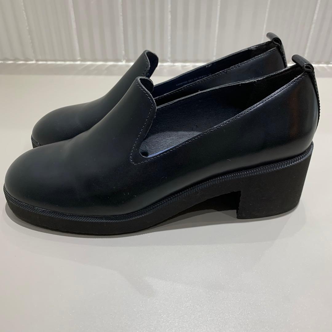 ほぼ未使用✨廃番品　CAMPER カンペール ローファー チャンキーヒール 38