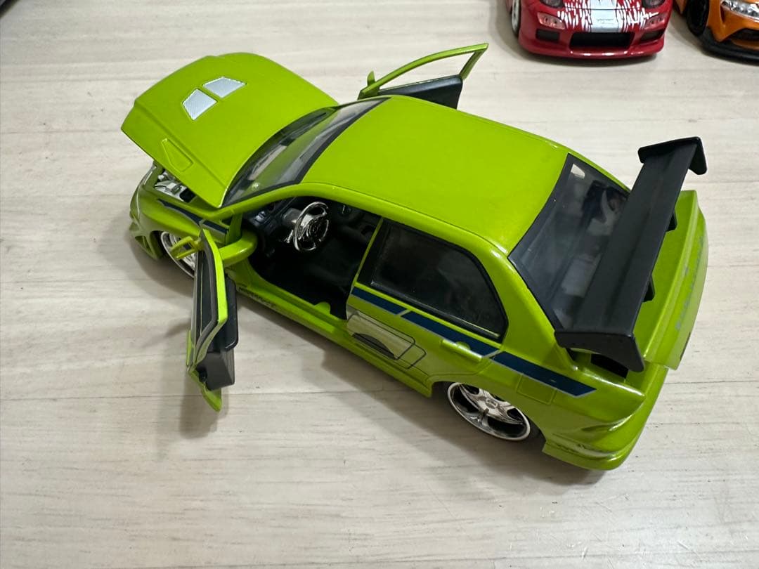 ワイスピ　ミニカー5台セット（開閉機能付き）