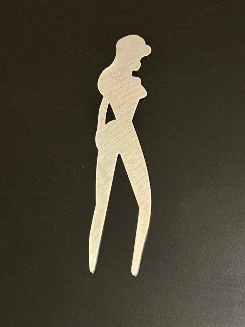 超オシャレ女性シルエットのデザイン グリーンフォーク 10枚セット