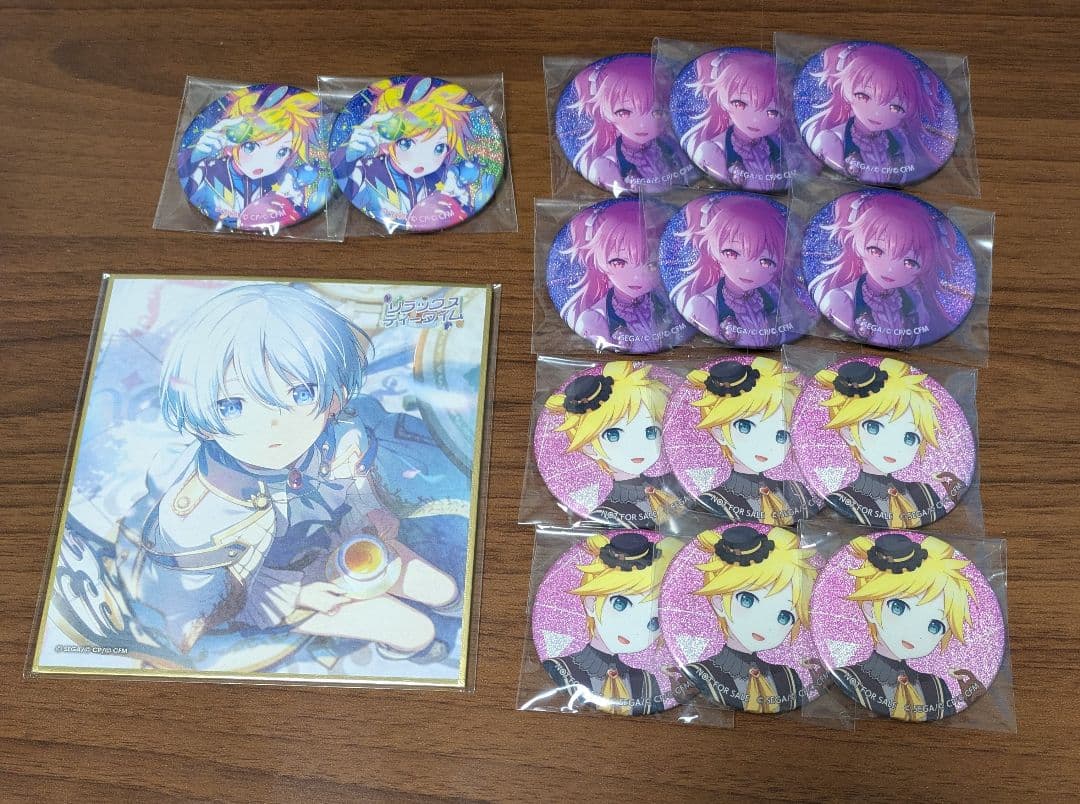 プロセカ　ミニ色紙　宵崎奏　缶バッジ　①