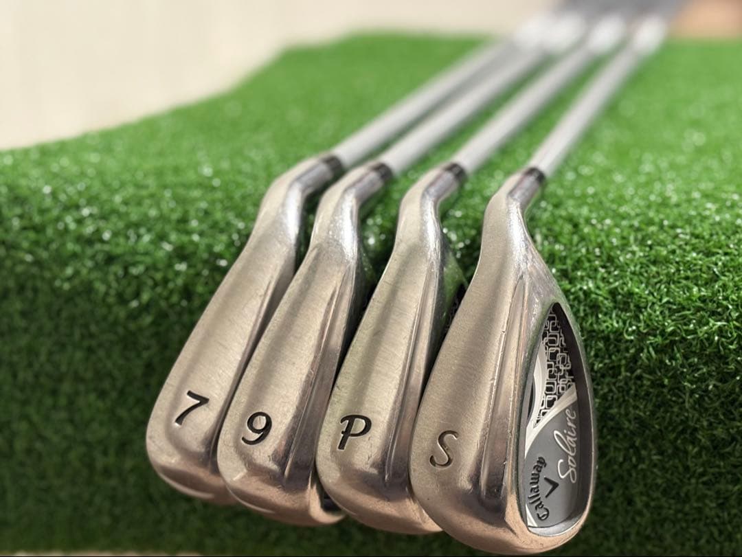 レディース！キャロウェイSOLAIREソレイルアイアンセット4本L