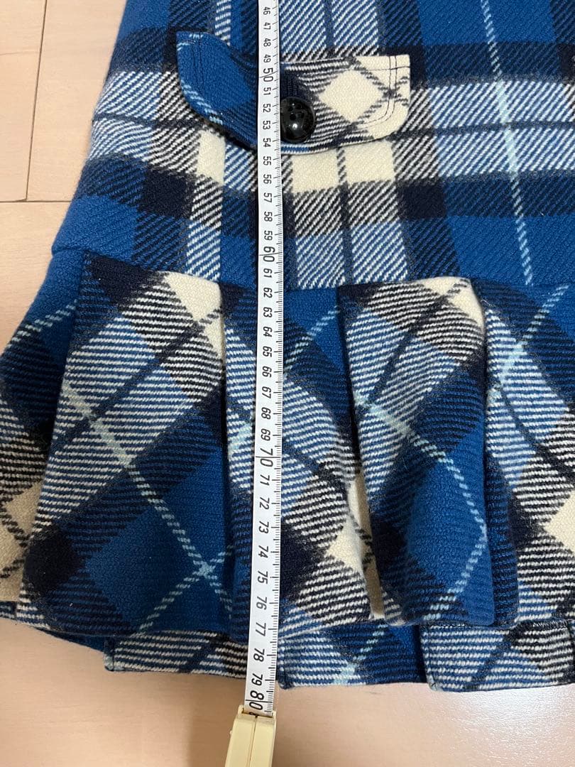 バーバリーブルーレーベル　ジャンパースカート　ブルー　38サイズ