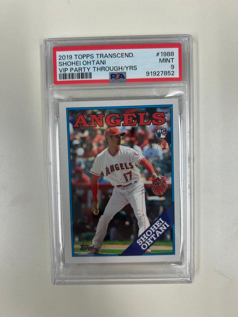 激レア　大谷翔平　ルーキー　vipカード　PSA 2018 2019