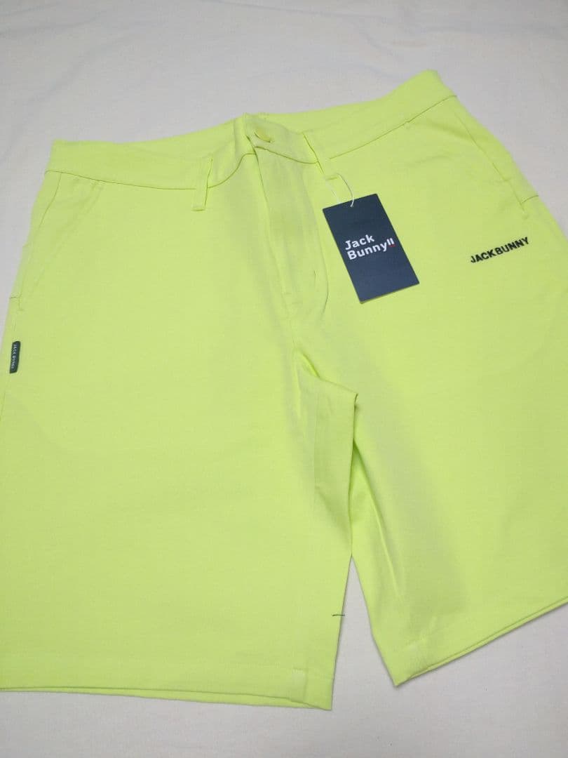 ライム ジャックバニー 5 サイズ L バックロゴ パンツ ゴルフウェア
