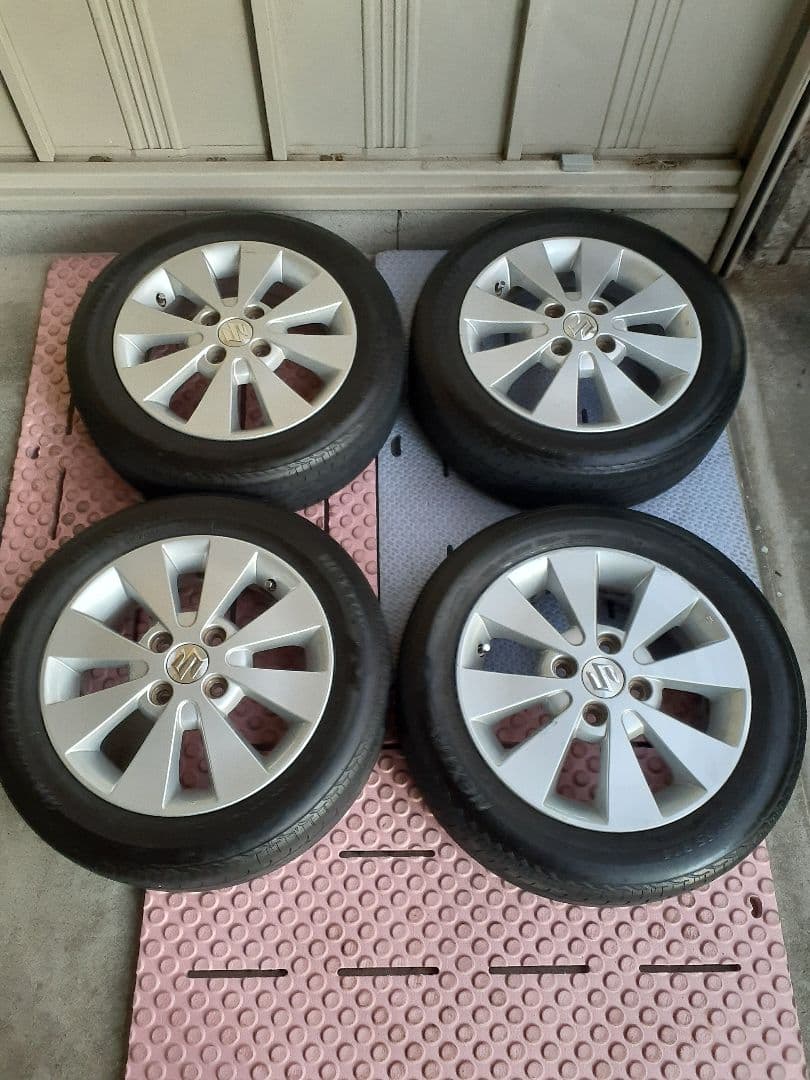 スズキ 155/65r14 アルミホイールタイヤ4本セット　送料込み