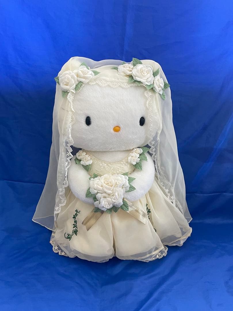 ハローキティ ウエディング マロニエ レトロ ビッグサイズ　激レア　ぬいぐるみ