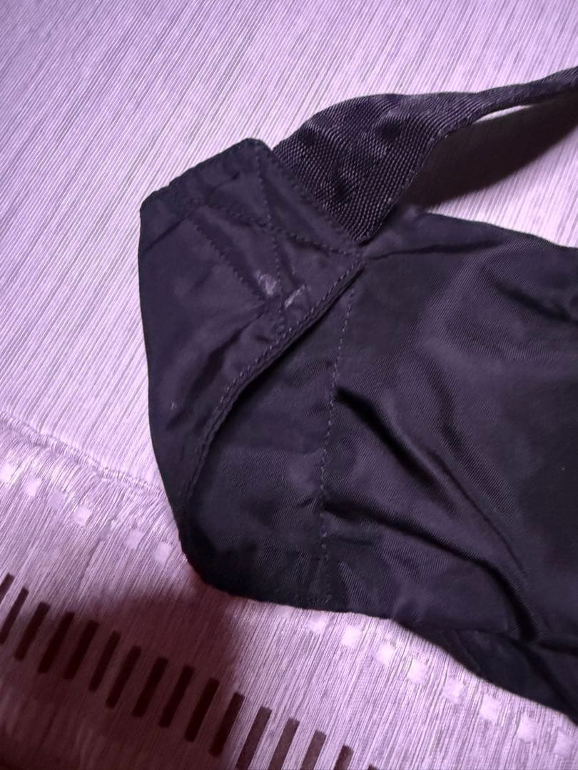 最終価格！PRADA ブラック ナイロン ウエストバッグ