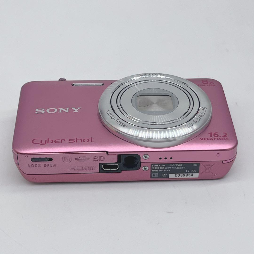 極美品 SONY Cyber-shot DSC-WX60 ピンク