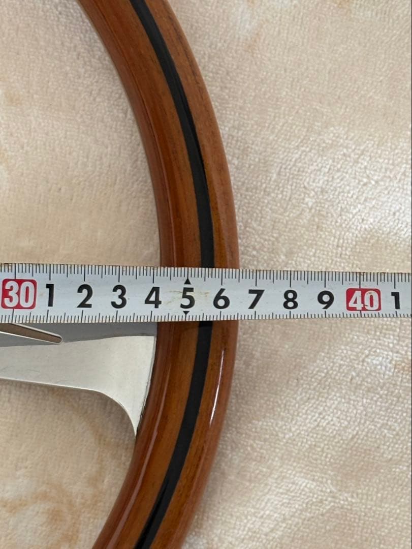 ★NARDIクラシック ウッド サイドスポーク φ36.5ホーンボタン リング付