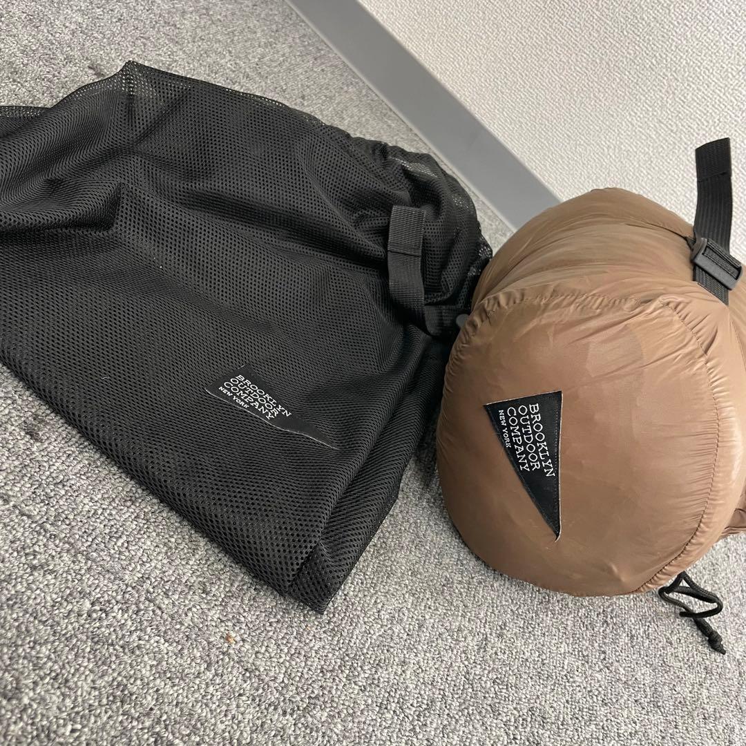BrooklynOutdoorCampanyダウンシュラフ 800FP 200g