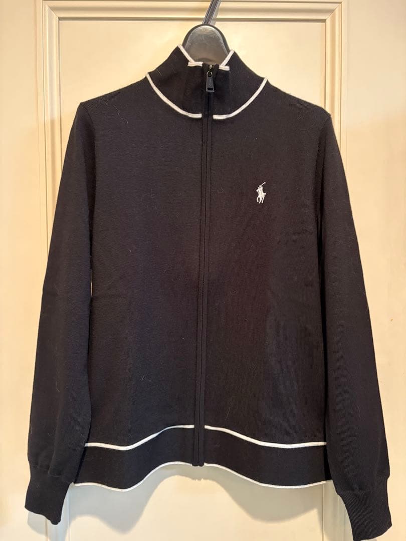 美品　Polo Golf Ralph Lauren 黒防寒セーター XS