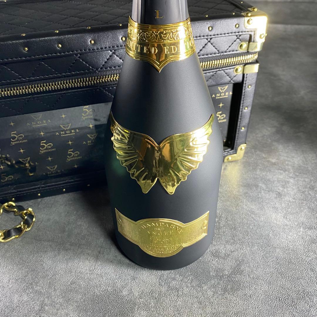 エンジェル　シャンパン　5周年 ブラック　ブリュット　レザータイプ　603
