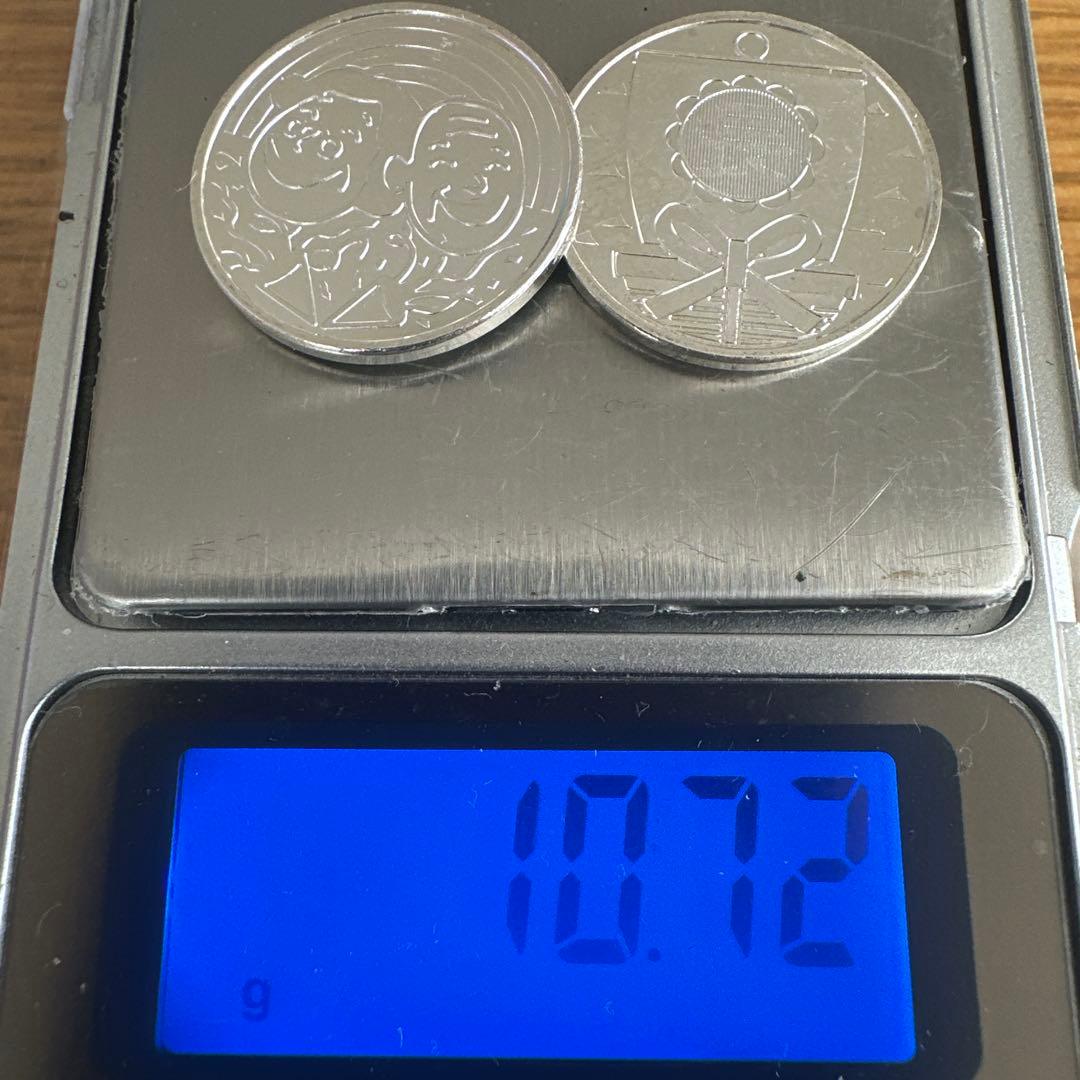 純銀メダル 2枚 10.7g