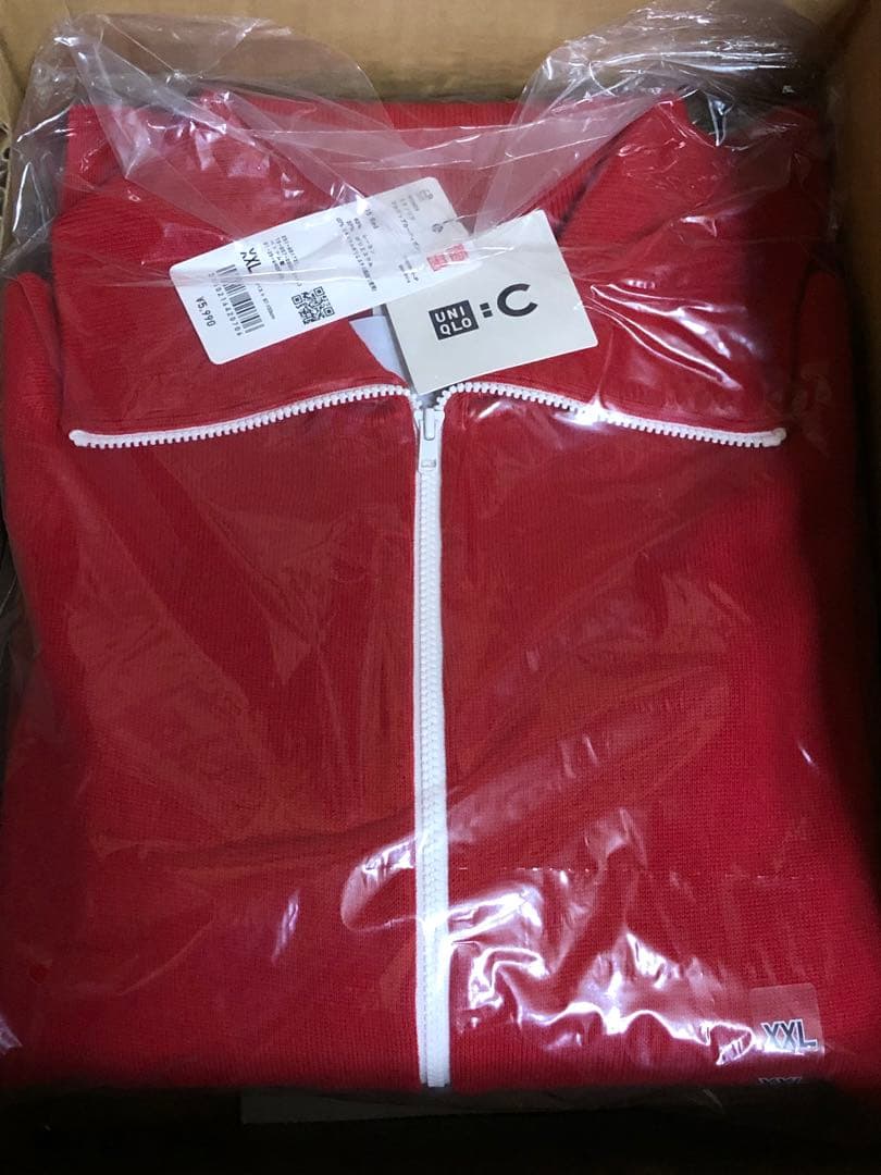 ユニクロC ミラノリブフルジップカーディガン　XXL