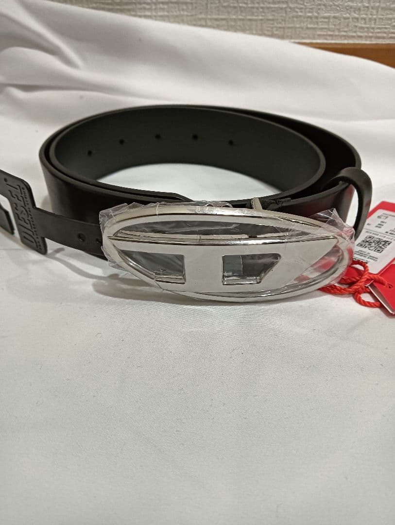 DIESEL ディーゼル ベルト X08727 PR666 ブラック 70サイズ