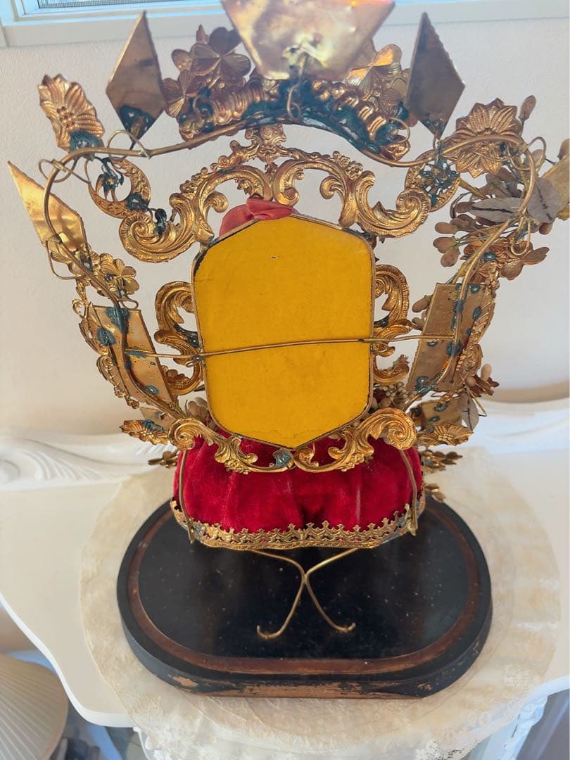 グローブドマリエ　ワックスフラワー　アンティークウエディングオブジェ