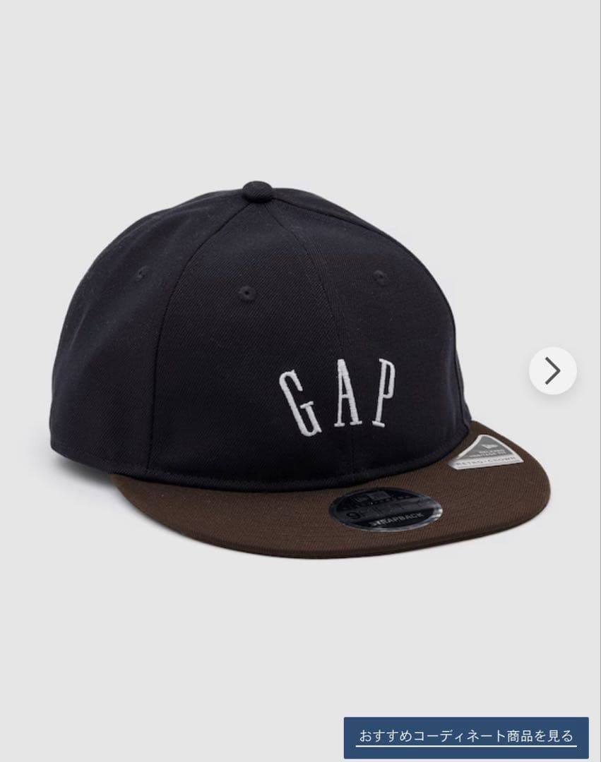 GAP NEW ERA ロゴ ベースボールキャップ