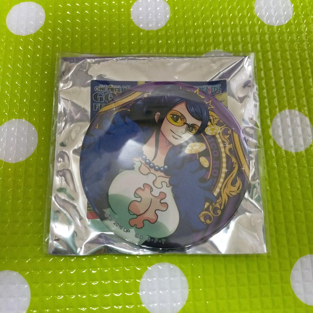 ONEPIECE ワンピース ロビン　お台場 夢大陸 限定 ドでか缶バッジ