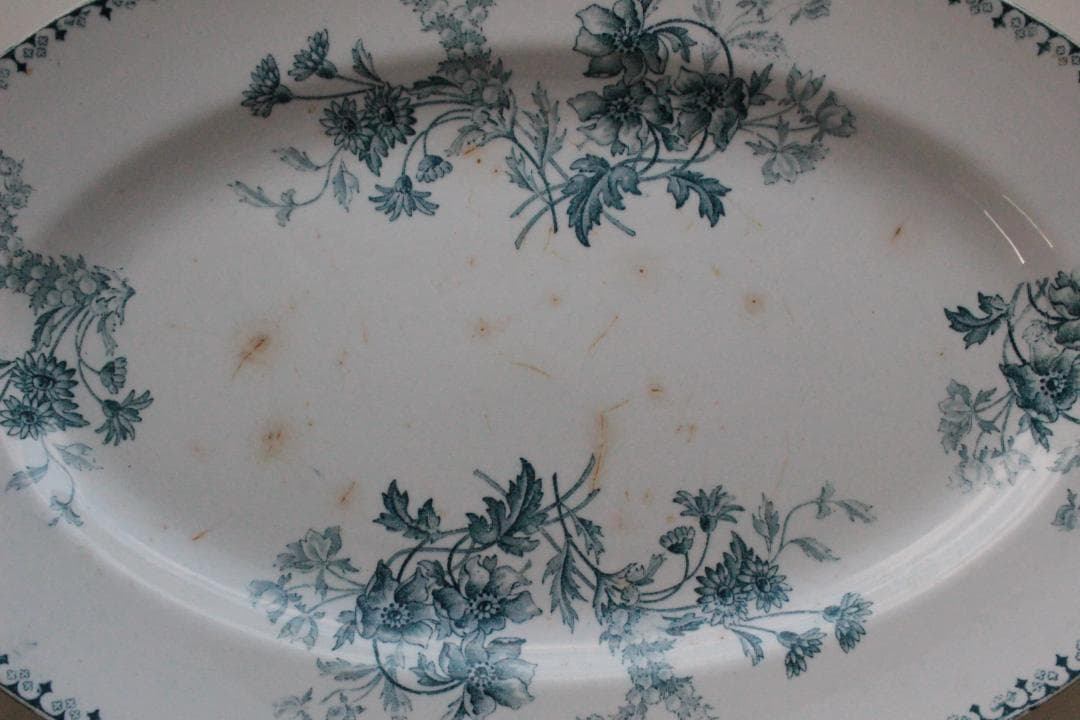 フランスアンティーク/サルグミンヌELVIRE・オーバルプレート