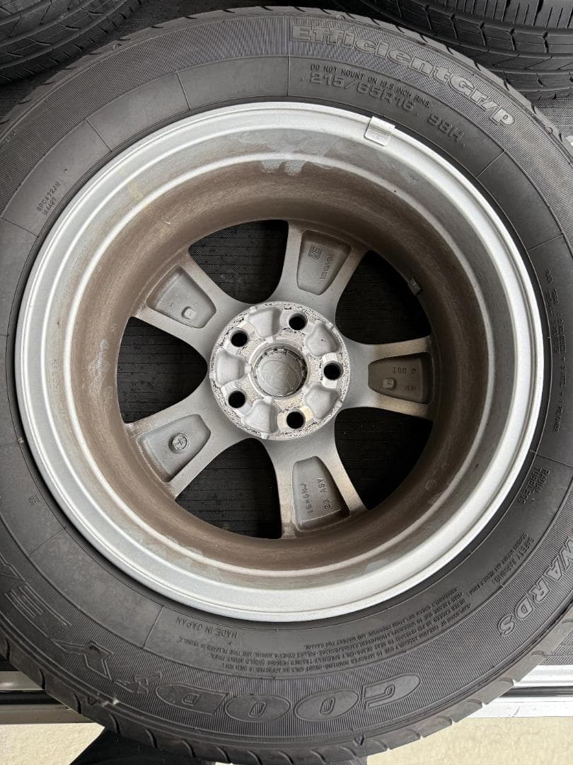 送料込み！アルファード30 純正 16インチ タイヤホイール セット ナット付き