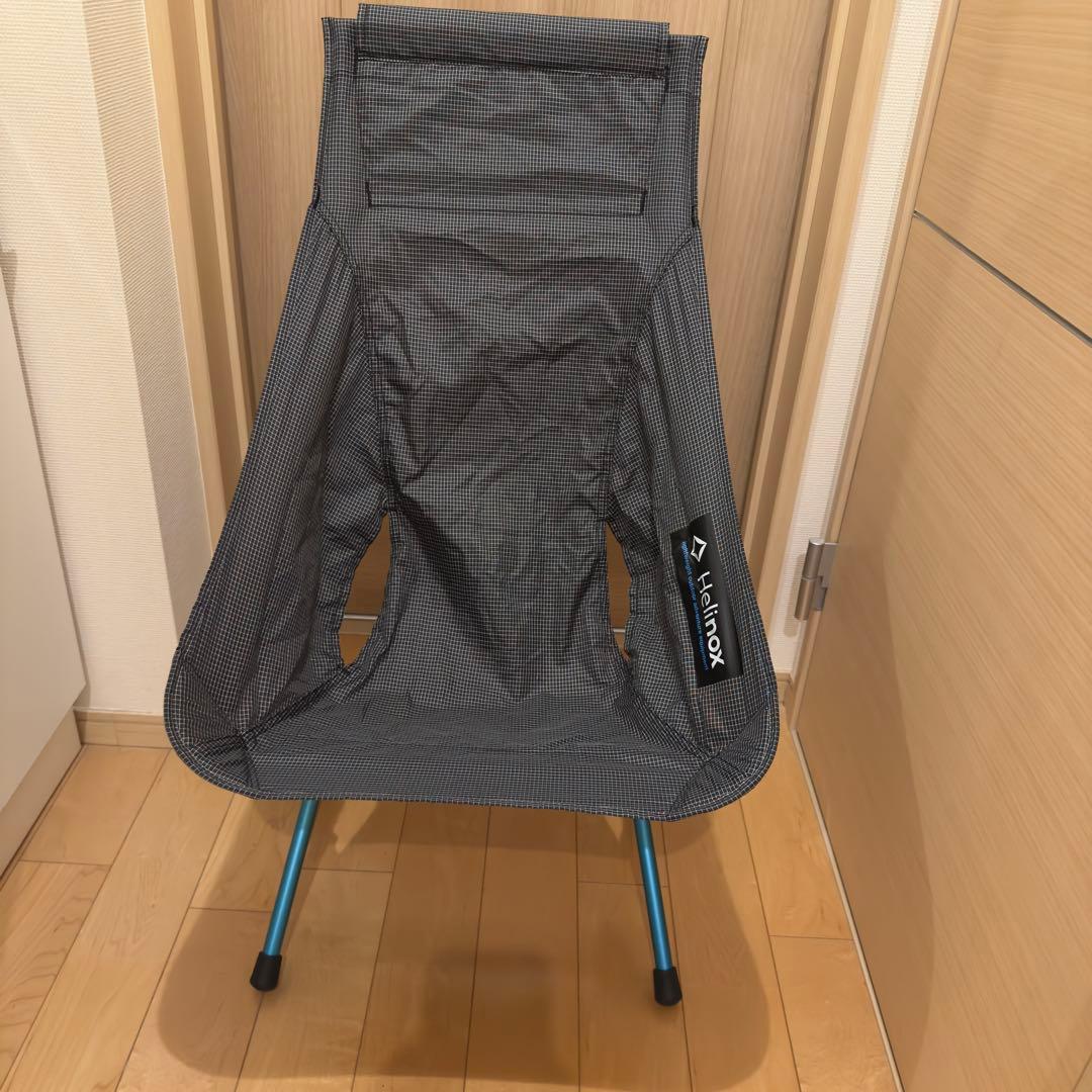 美品Helinox チェアゼロ　ハイバック ブラック