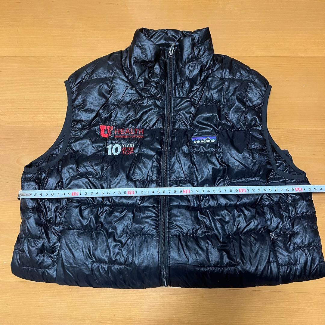 patagonia 2019F マイクロパフベスト ブラック 企業ロゴ