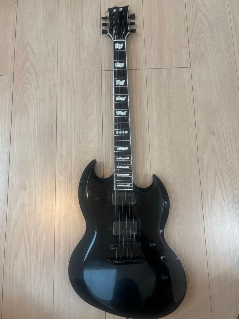 ギター ESP EII VIPER BLACK