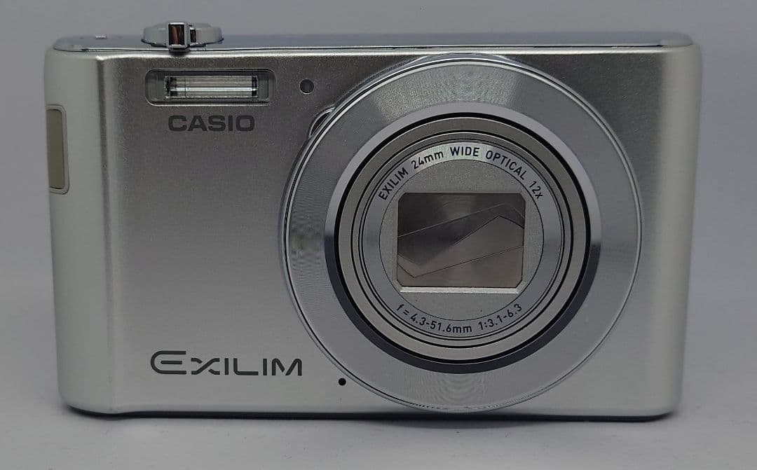CASIO EXILIM 12倍ズーム デジカメ シルバー 3インチ大画面LCD