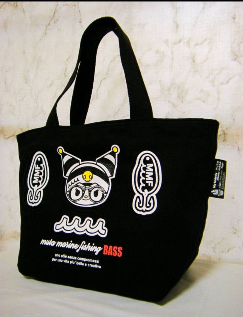 帆布/新品〇muta MARINE 多目的カートバッグ Kuromi 裏地付き