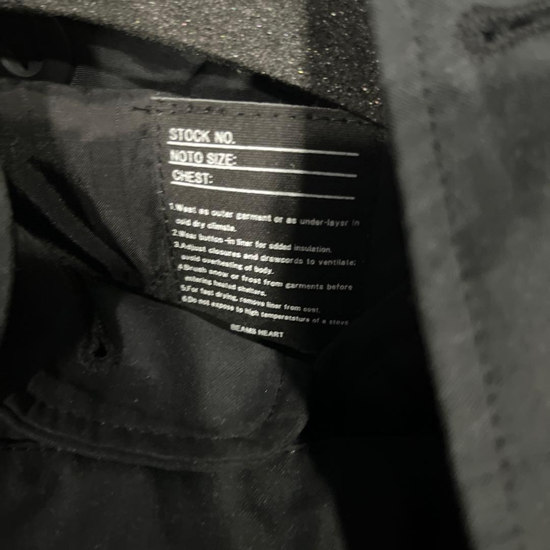 【BEAMS HEART】3WAYビッグシルエットモッズコート　SIZE M