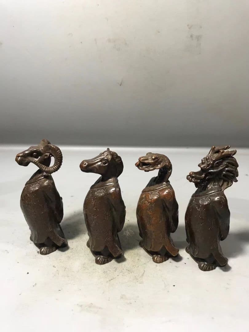 十二支 茶台 香挿 縁起物 工芸品 美術品 置物