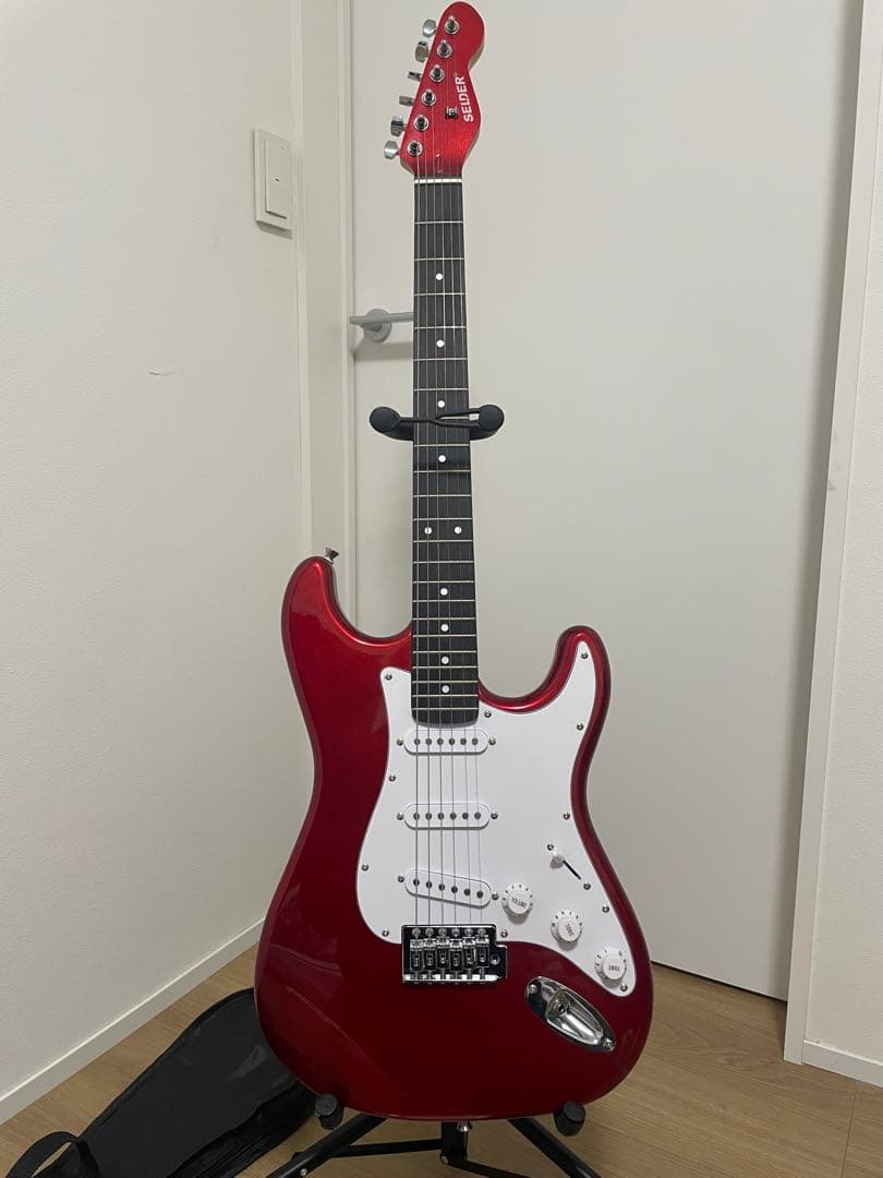 エレキギター　アンプ、チューナー、ギターケース、スタンドセット