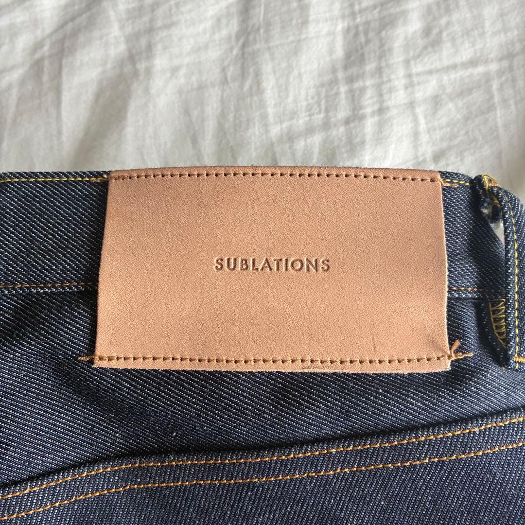 2TUCK WIDE DENIM PANTS -ENTASIS Mk-Ⅱ-