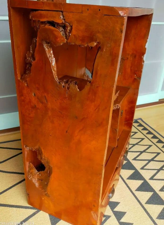 値下げしました! アンティーク家具 荒々しさが、魅力の 木製家具 引き出し付き