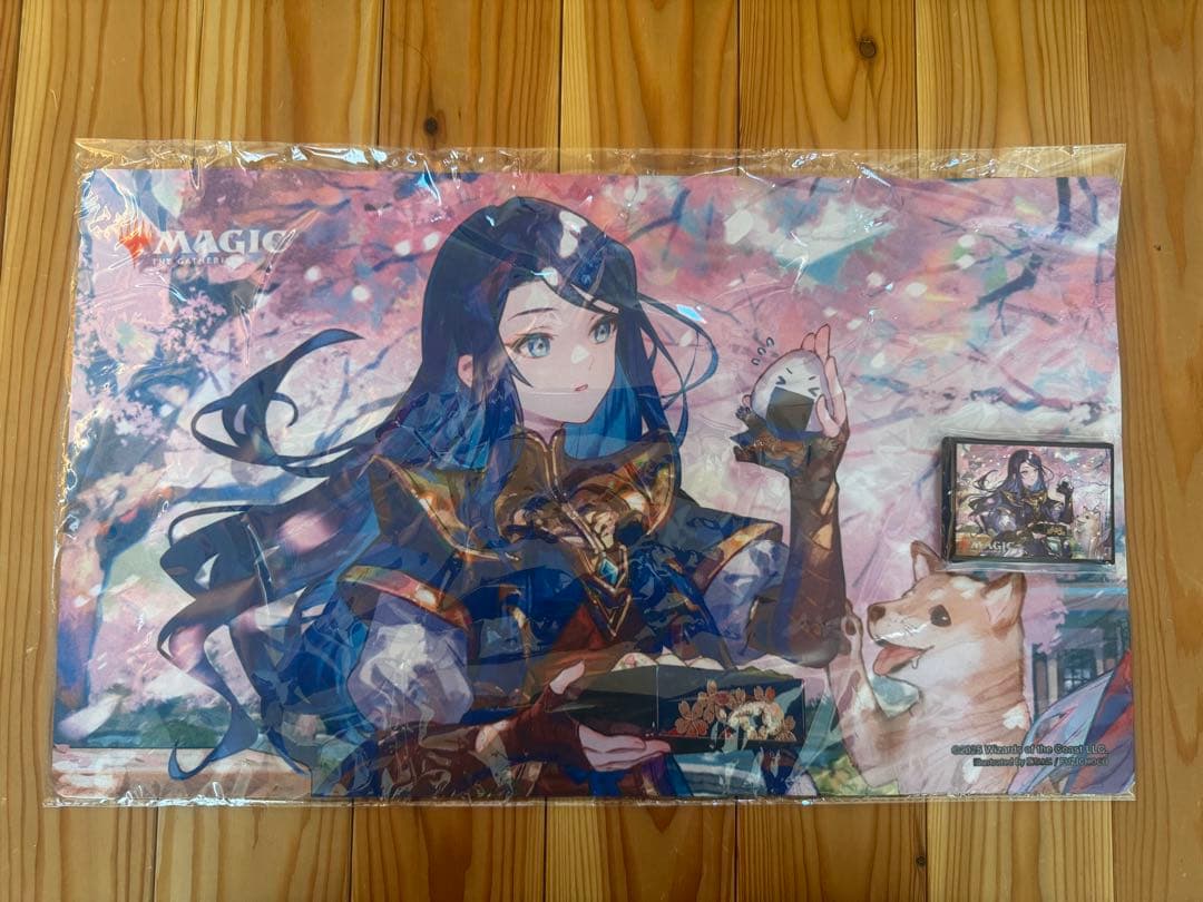 プレイマット　ナーセット　mtg 放浪皇のお花見キャンペーン　スリーブ