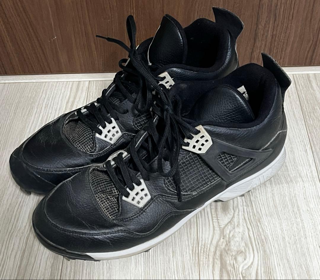 希少　激レア　ナイキ　エアジョーダン4 オレオ　野球　スパイク　30.5cm