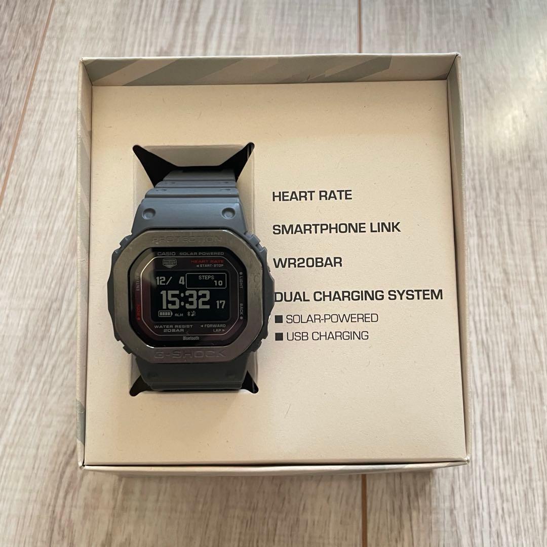 【美品】G-SHOCK CASIO デジタル腕時計 DW-H5600MB-8JR