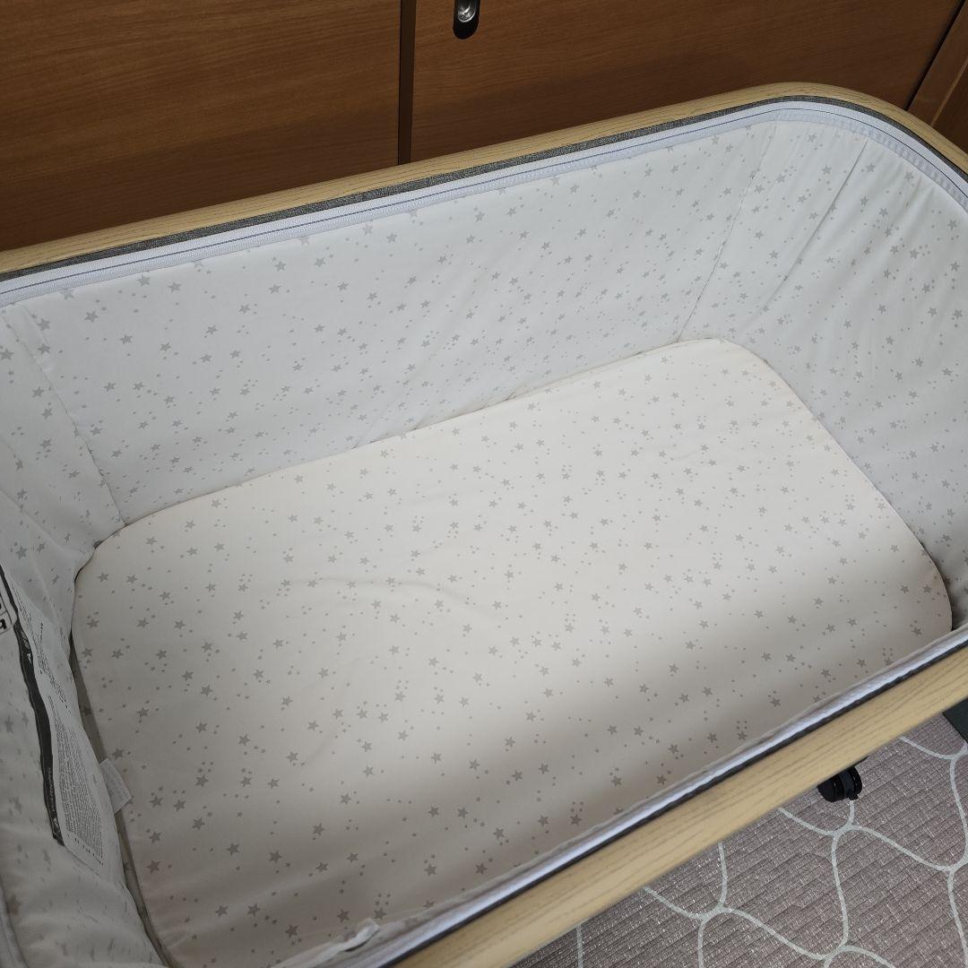 ベビーベッド HZDMJ+ニトリ ベッドインベッド