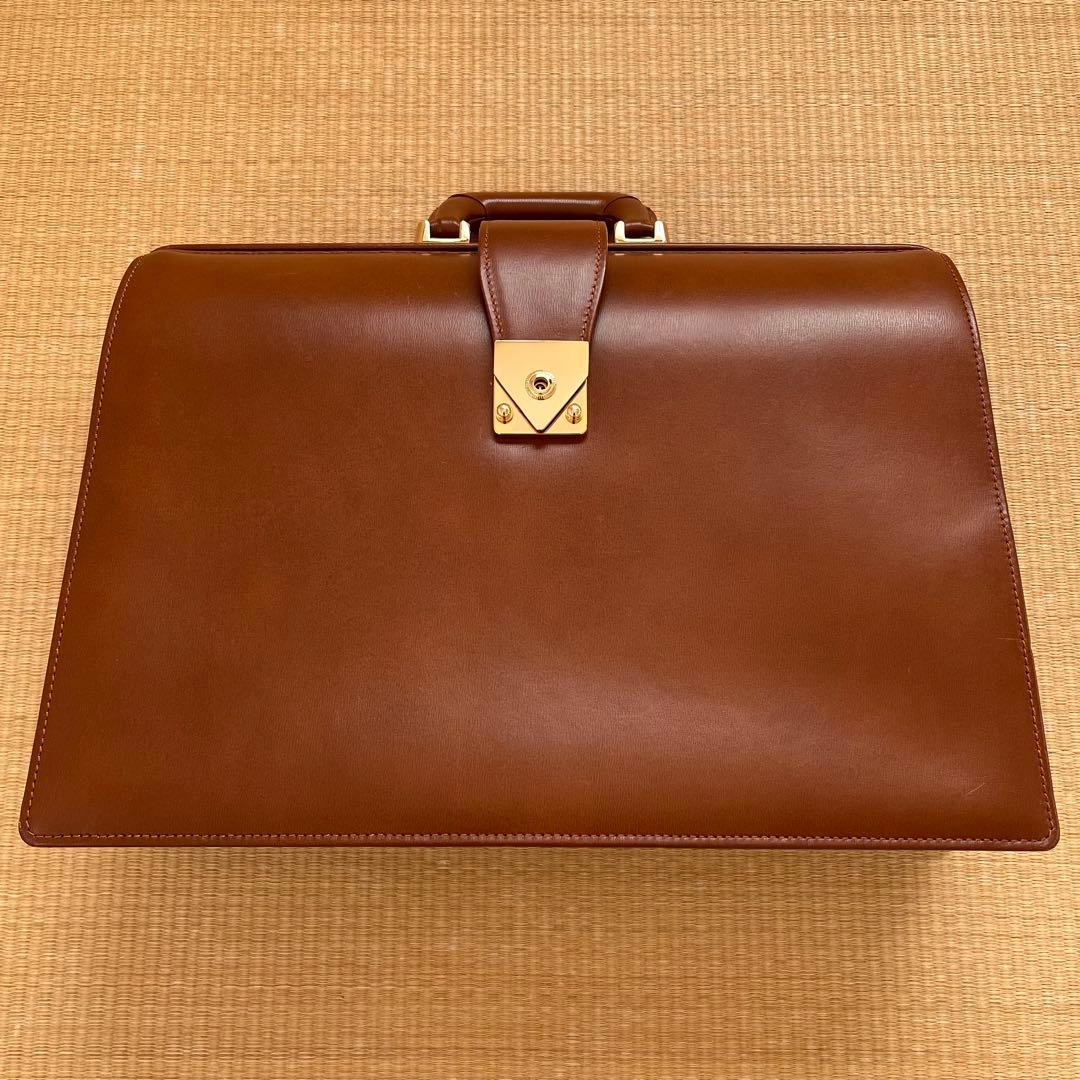 90s 日本製 Porter トラスティーノ ダレスバッグ ドクターズバッグ 茶