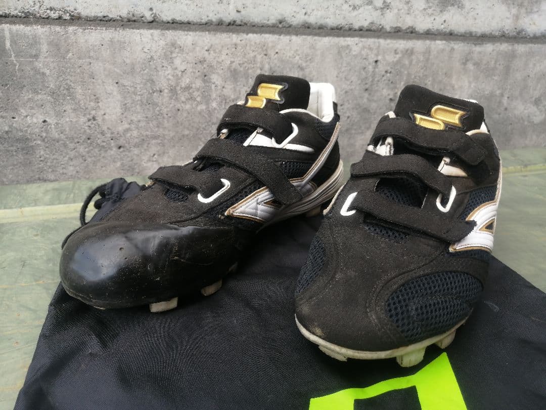 SSK プロエッジ スパイク ブロックソール 菊池モデル メッシュ 黒/金