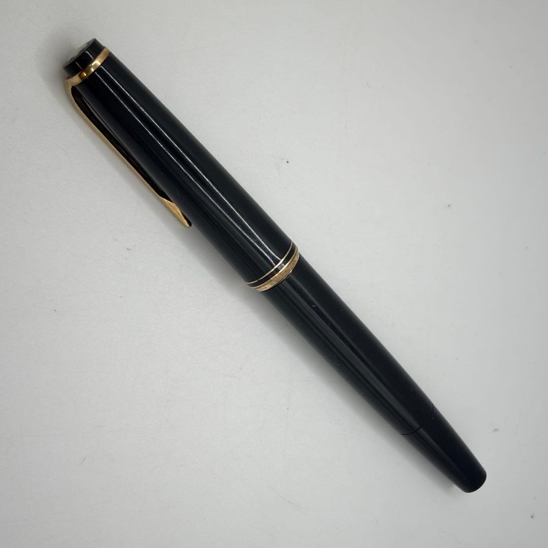 MONTBLANC 万年筆 No,24 青色インクビュー ブラック