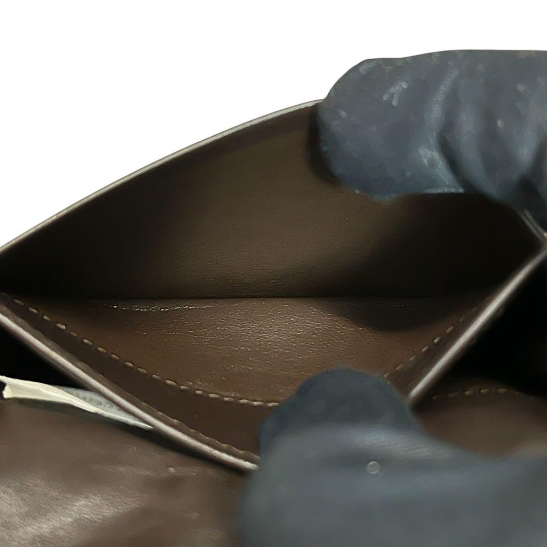 極美✨ボッテガヴェネタ カードケース 名刺入れ イントレチャート ブラウン