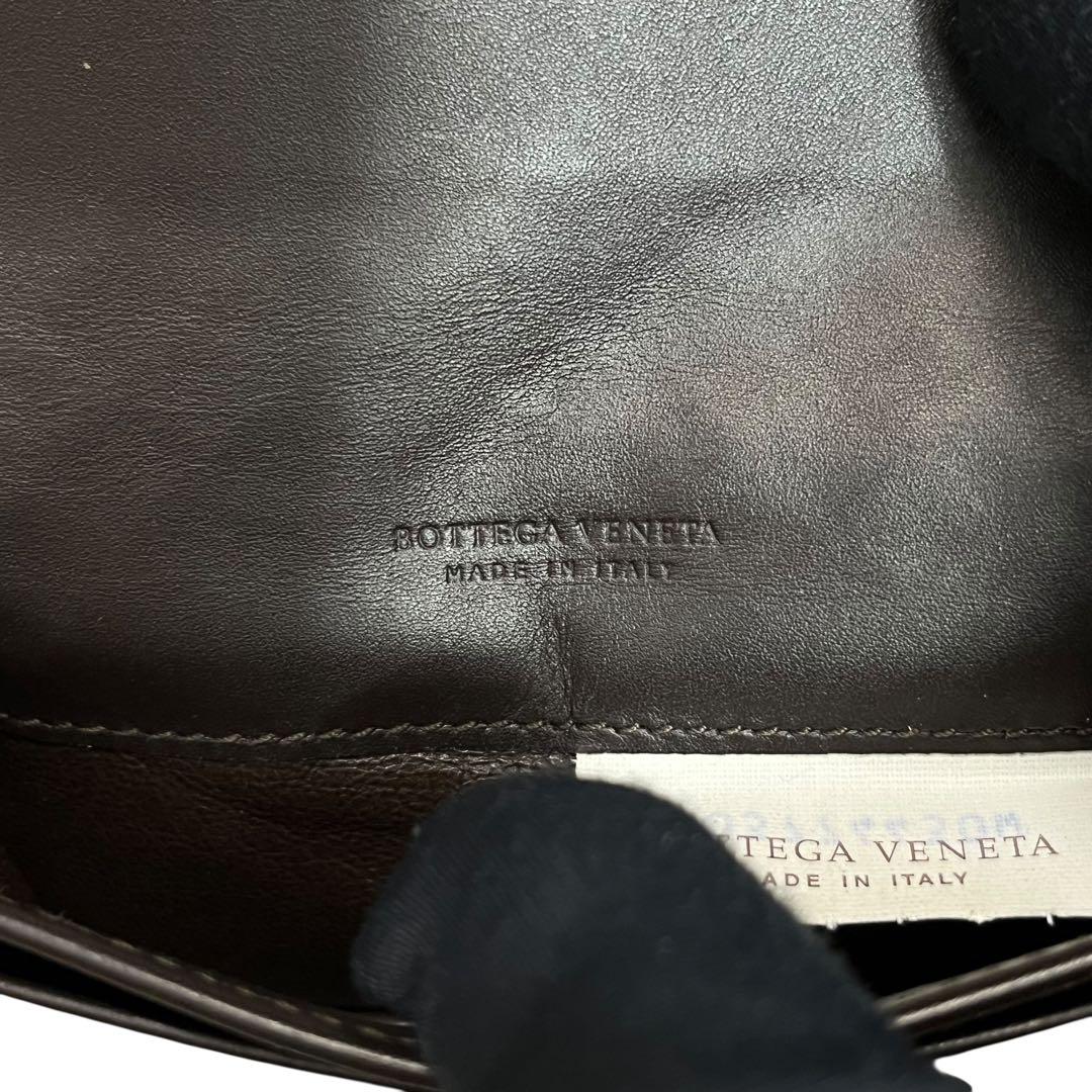 極美✨ボッテガヴェネタ カードケース 名刺入れ イントレチャート ブラウン