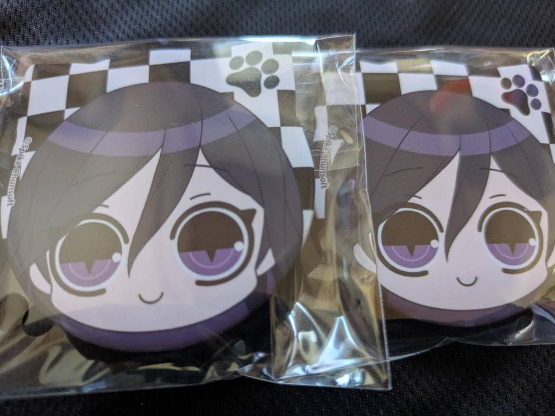 2個セット ダンガンロンパ けもみみ缶バッジ ケモミミ 王馬小吉