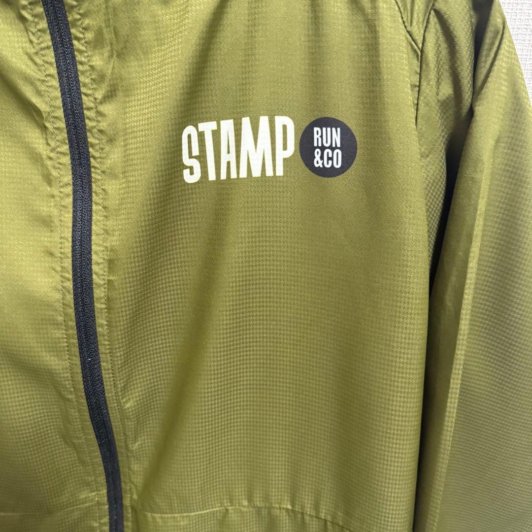 STAMP RUN&CO オリーブウィンドブレーカー　美品