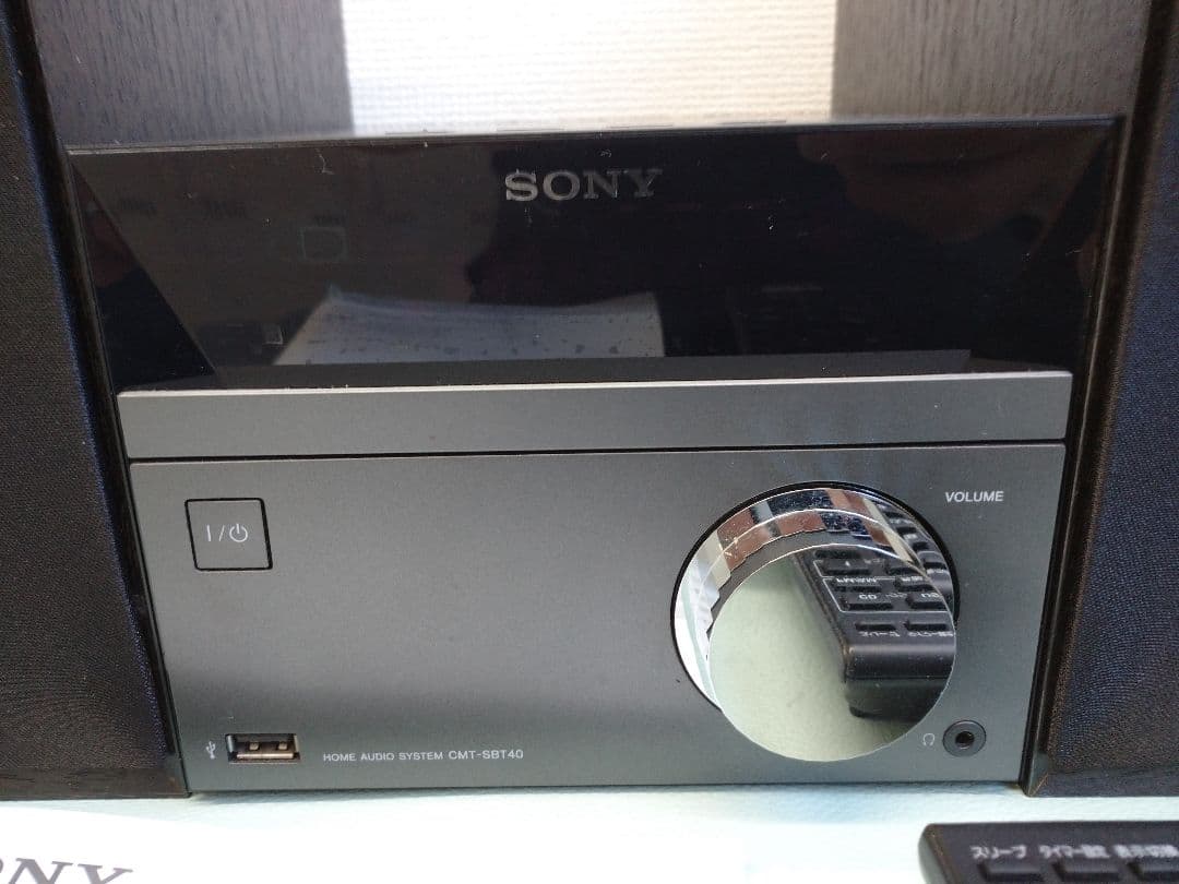 SONY CMT-SBT40 CDコンポ Bluetooth対応、リモコン付き
