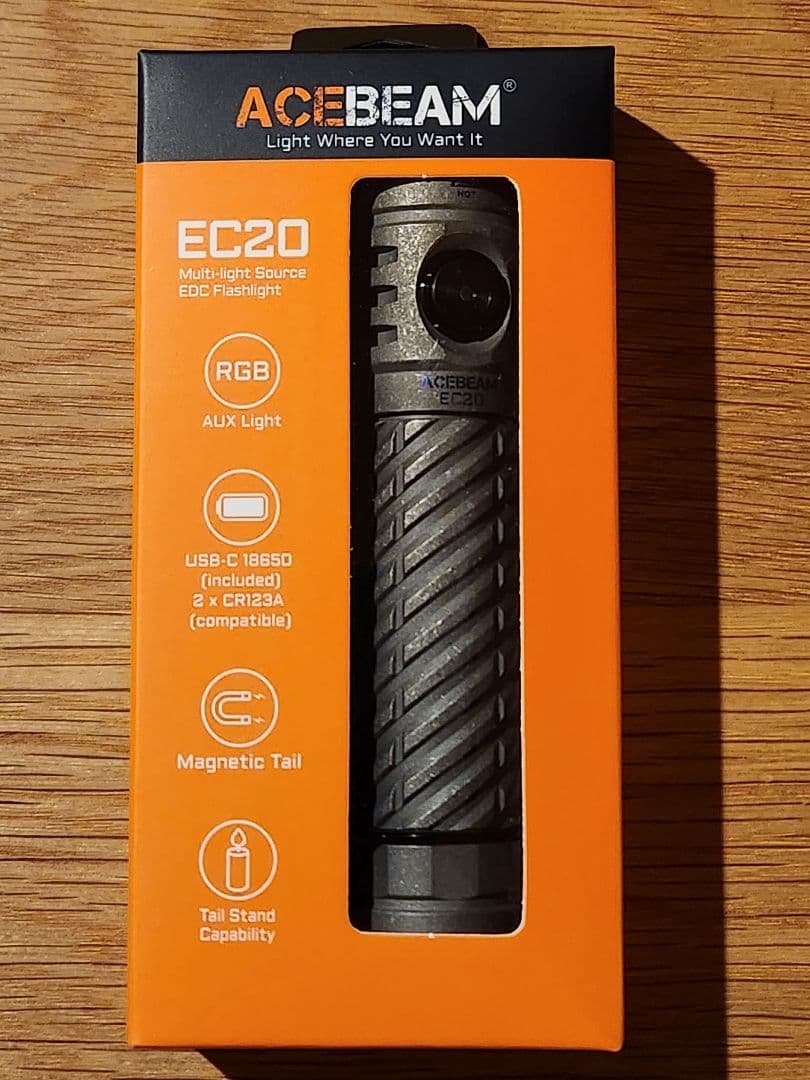 ACEBEAM EC20 ti チタン SFT-25R 6500K 限定品 新品